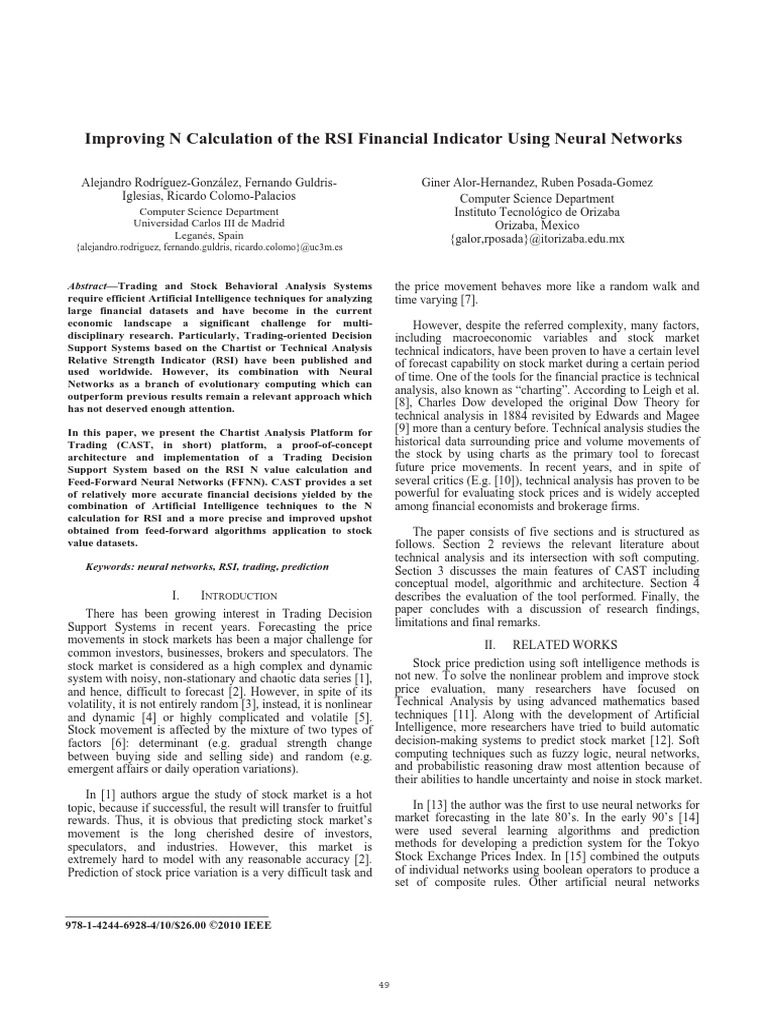Artificial Neural Networks Calculation