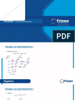 Alg - Niv 1a Teoria de Exponentes I Ejercicios