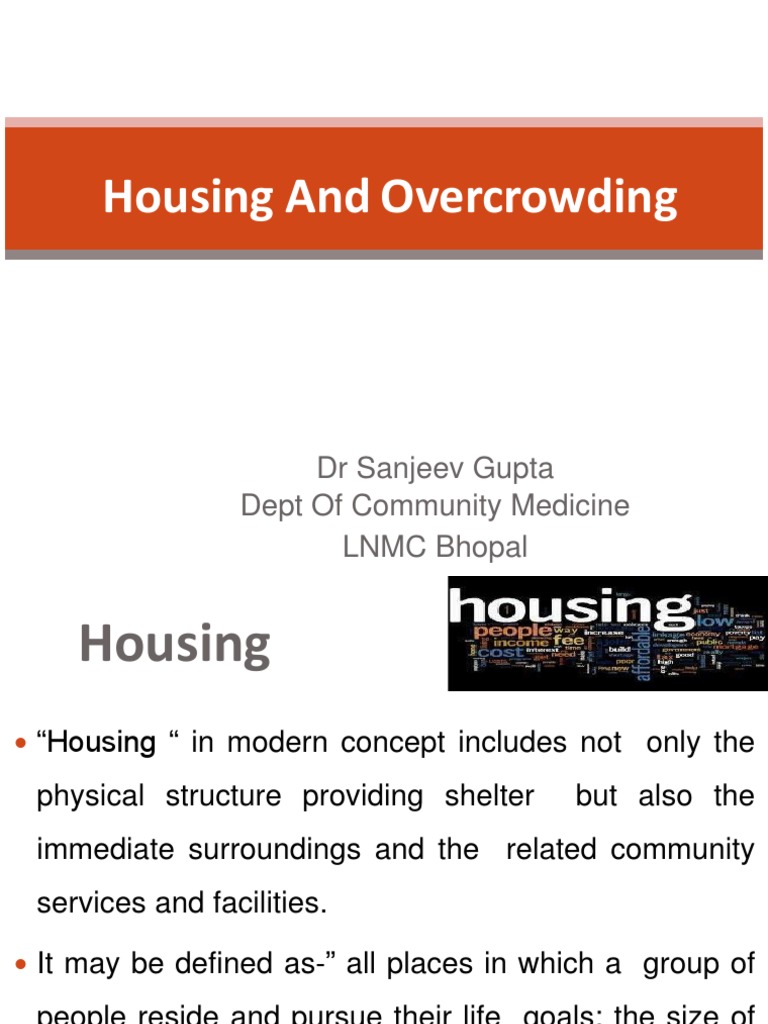 Housing & Overcrowding PDF