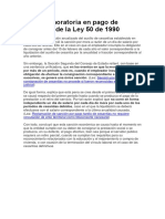 Sanción Moratoria en Pago de Cesantías de La Ley 50 de 1990