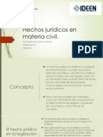 Hechos Juridicos en Materia Civil