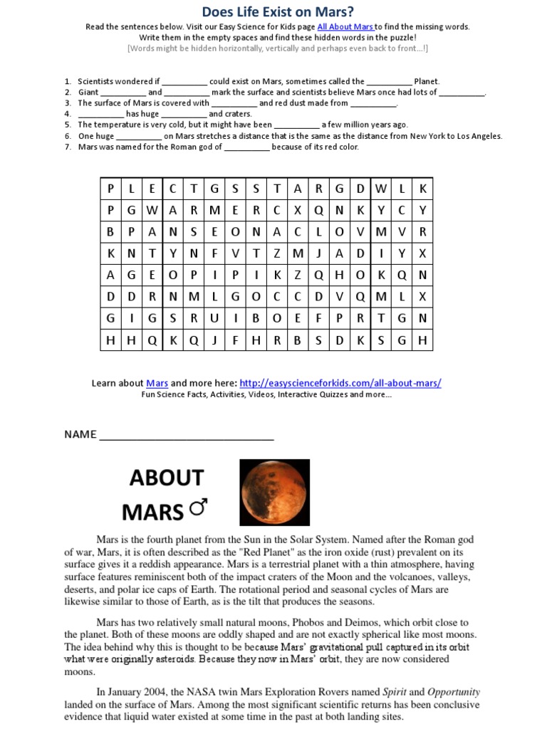 MARS | PDF | Mars | Planets