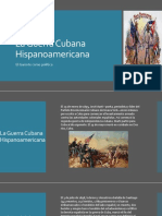 La Guerra Cubana Hispanoamericana