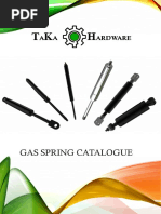 GS-28 Industrial Push Type Gas Springs | PDF | Piston | Manufactured Goods