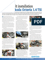 Timing Belt Installation - Skoda Octavia 14 Tsi