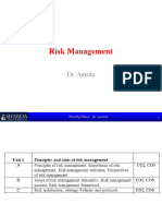 UNIT II-Principles Aims Risk Management