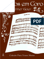 Salmos em Coro - Hinário - Verner Geier - Partituras