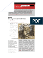 Albert Einstein - Pourquoi Le Socialisme - Texte Intégralrevue Mensuelle Pourquoi Le Socialisme