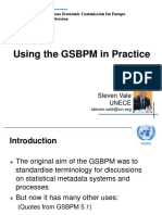 02 Using The GSBPM in Practice (UNECE)