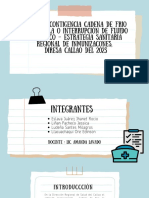 Plan de Contigencia Cadena de Frio Ante Falla o Interrupción de Fluido Electrico - Estrategia Sanitaria Regional de Inmunizacones, Diresa Callao Del 2023