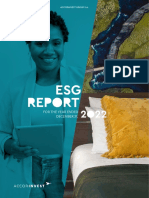 AccorInvest ESG 2022 Report