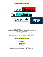 Go From Stressed To Flowing in Your Life