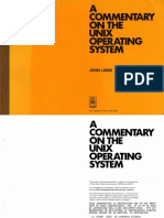 Lions - A Commentary On The Unix Operating System 197705