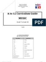 K To 12 Curriculum Guide MUSIC Grade 7-10