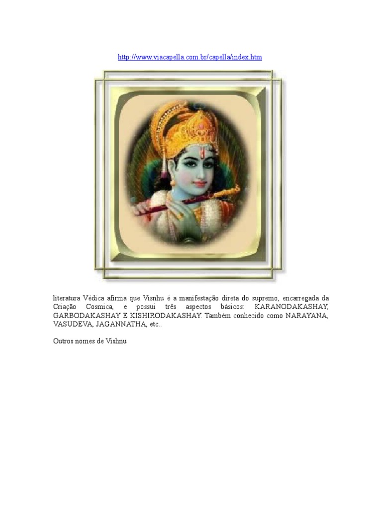 Divindades Hindus | PDF | Krishna | Hinduísmo
