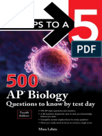 Mina Lebitz - 5 Steps To A 5 - 500 AP Biology Questions To Know by Test Day, Fourth Edition (Mcgraw Hill's 500 Questions To Know by Test Day) (2022, McGraw Hill) - Libgen - Li