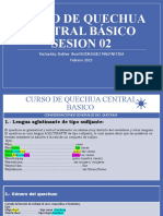 Curso de Quechua Basico - Sesion 02 - 2023