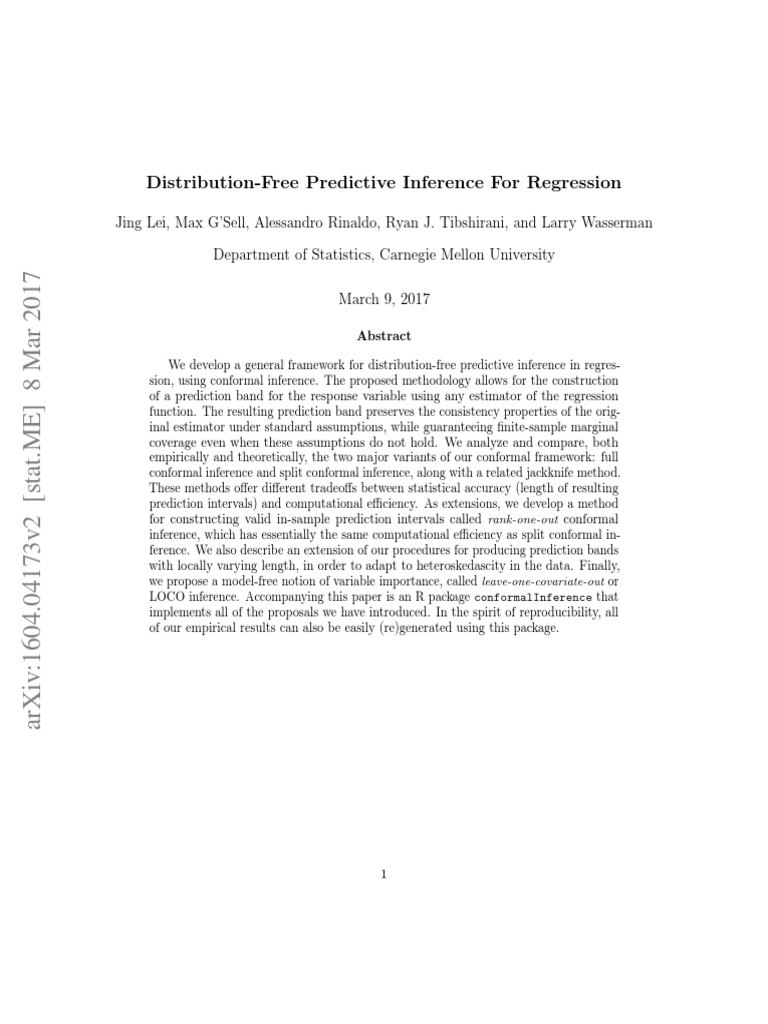 Machine Learning Paper - 3 | PDF | Regression Analysis | Resampling