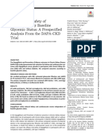 【DAPA-CKD glycemic】Efficacy and Safety of Dapagliflozin by Baseline Glycemic Status A Prespecified Analysis From the DAPA-CKD Trial