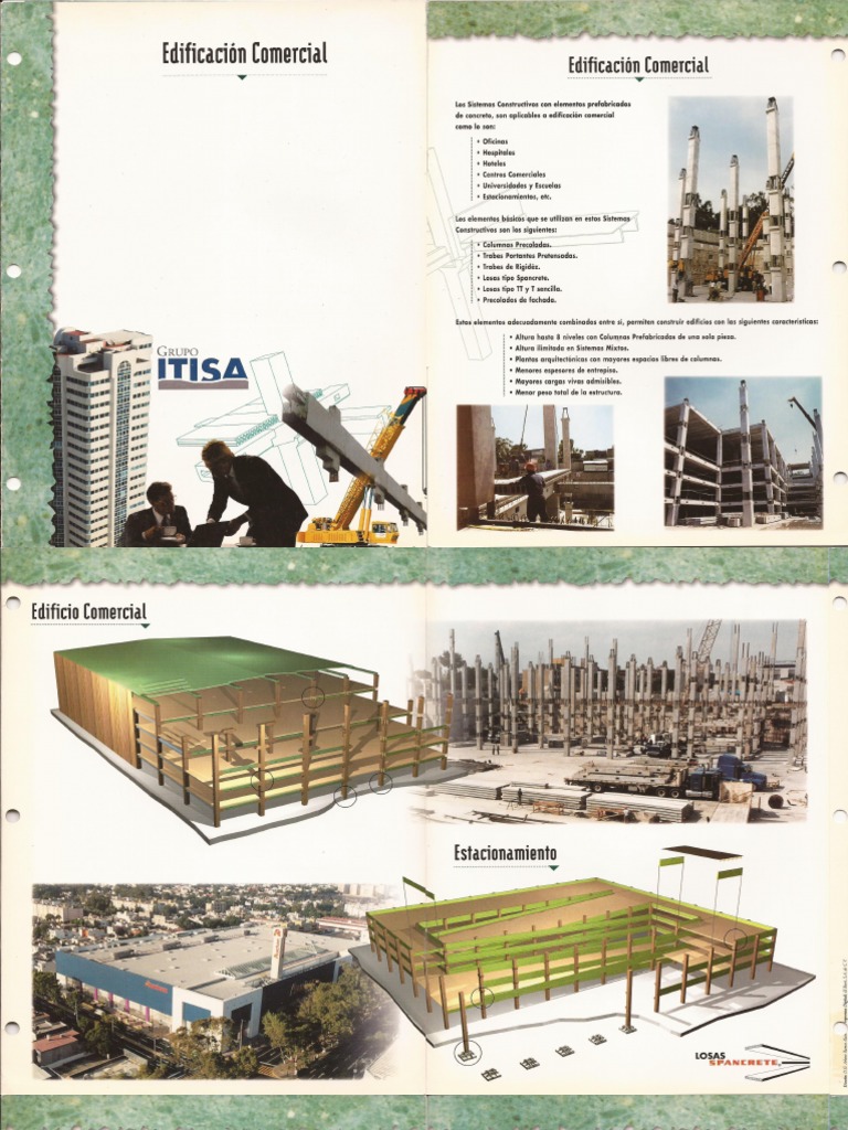 ITISA EDIFICACIÓN COMERCIAL-detalle Estructura | PDF