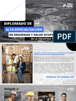 Diplomado de Alta Especialización en Seguridad y Salud Ocupacional en La Industria y Minería Edumin
