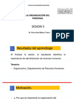 Sesion 5-La Organizacion Del Personal