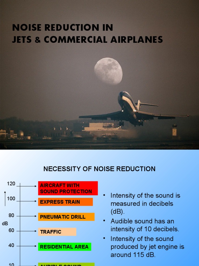 Noise Reduction in Jets and Commercial Airplanes | PDF