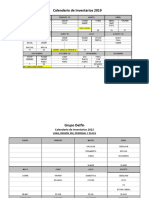 Calendario Inventarios 2023