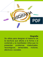 Disgrafia y Dislexia