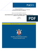 Texto 6 Da Dissertação Da PUC. Forma de Apresentação Dos Dados Classificação Por Genero, Raça, Idade, Formação