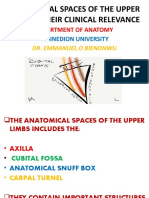 Anatomical Spaces of The Upper Limbs... Dr. Emma. Bienonwu