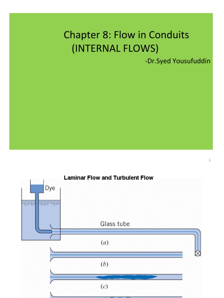 Flow in Conduits PDF Fluid Dynamics Plumbing