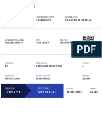 E Tickets Copiapo - Santiago - 11 07 2023