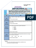 #5 Estructura de La Semana 30 Al 03 de Febrero