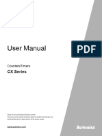 Autonics CX Series - User Manual