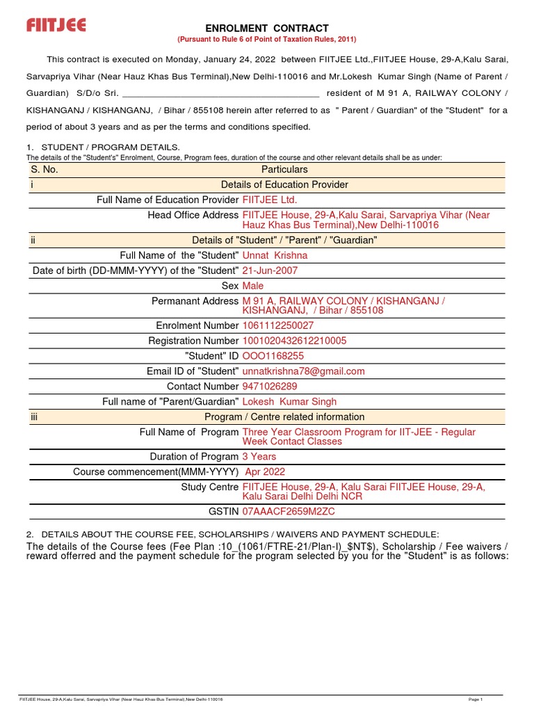 Econtract - PDF - Unnat Krishna | PDF | Government | Payments