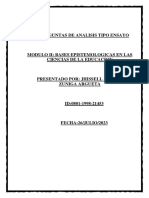 Preguntas de Analisis Tipo Ensayo