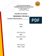 03 Plantilla - Memoria Técnica