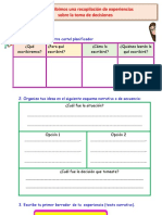 D3 A2 FICHA COM. Escribimos una recopilación de experiencias sobre la toma de decisiones (1)