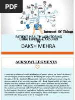 IOT BASED HEALTH MONITORING SYSTEM - Daksh