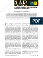 Predicting Private Company Failures in Italy Using Financial and Non-Financial Information