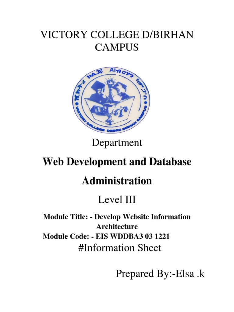 Developing Website Information Architecture | PDF | Websites | World ...