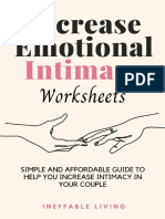 Increase Emotional Intimacy Worksheets