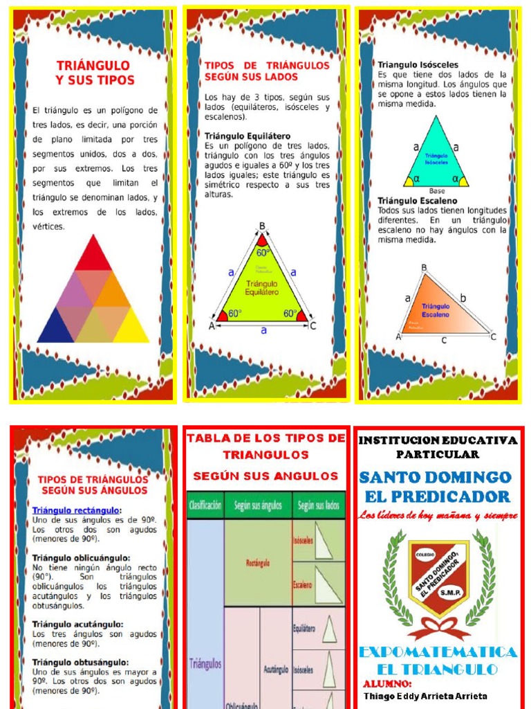 TRIANGULOS TRIPTICO LISETH | PDF