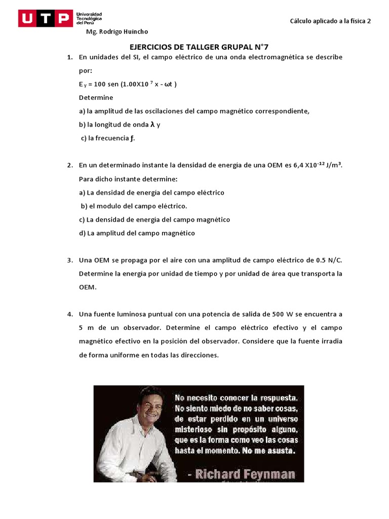 Ejercicios Del Taller N°7 | PDF