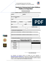 Ficha Inscripción SEMINARIO INTERNACIONAL