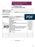 Technical Sheets - Format