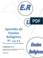 BNCC Apostila Ensino Religioso 9 Ano 1bimestre1