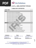 Download IRIS - IEEE 2012 JAVA Project Titles J2EE Project Titles Dotnet  Project Titles by John Britto SN65925837 doc pdf
