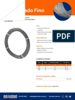 Alambre Galvanizado Fino Deacero Ficha Tecnica